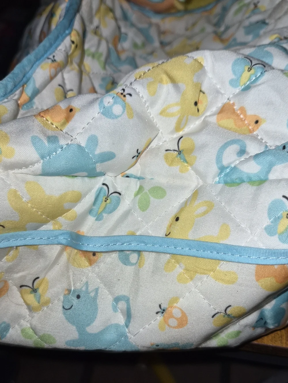 Quilted Doll Bassinet And Carrier